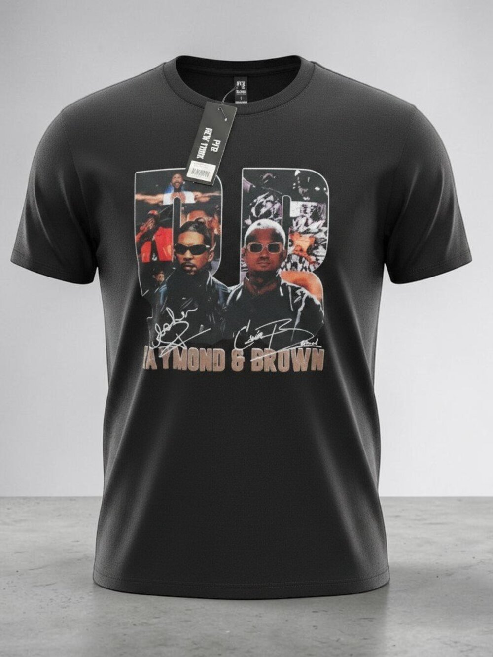 Usher Raymond n' Brown Concert T-Shirt in Black - Size Large